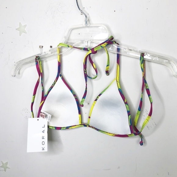 KORAL by llann Kugel floral bikini top - Picture 9 of 13